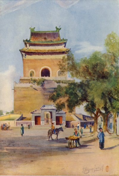 Peking, the Bell Tower by Thomas Hodgson Liddell